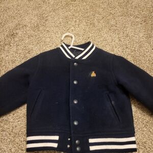 Baby Gap size 2 letter jacket Navy